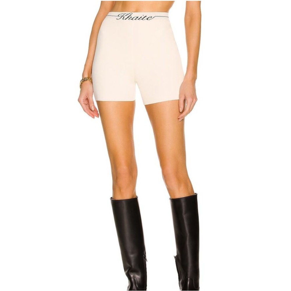 KHAITE Bryant Knit Biker Shorts